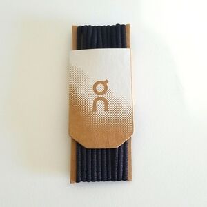 Gray ON running shoes laces​​​​​